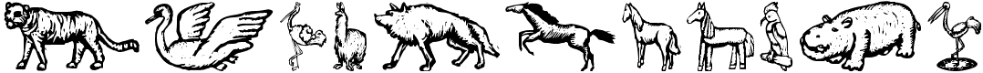 Zoo Woodcuts M - 201 Kb - by Manfred Klein