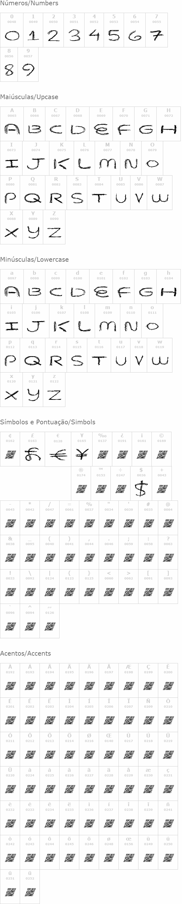 Beaver Scratches Fonte | Visualizar