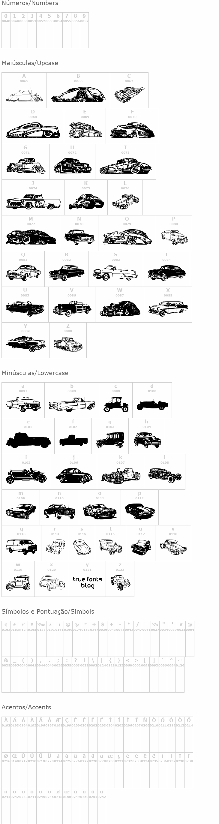 Vintage Auto Cars TFB